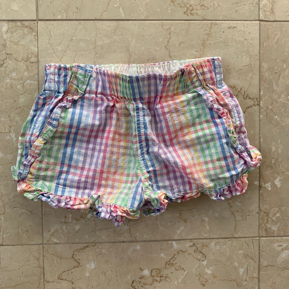 Crewcuts (J. Crew) girls’ toddler plaid shorts 5T